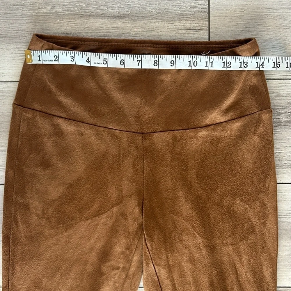 J. McLaughlin size small brown velour velvet style leggings